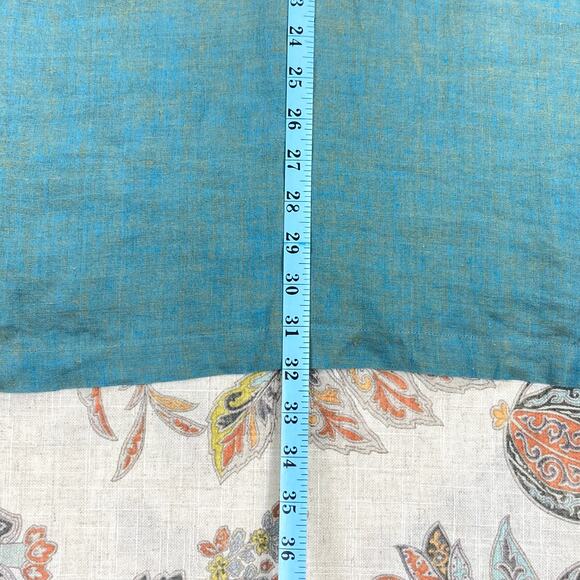 Nat Nast American Fit Deep End Blue Short Sleeve Linen Shirt L - Picture 7 of 7